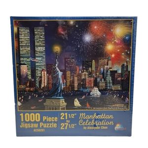SunsOut Manhattan Celebration Puzzle Alex Chen New York City NYC Twin Tower